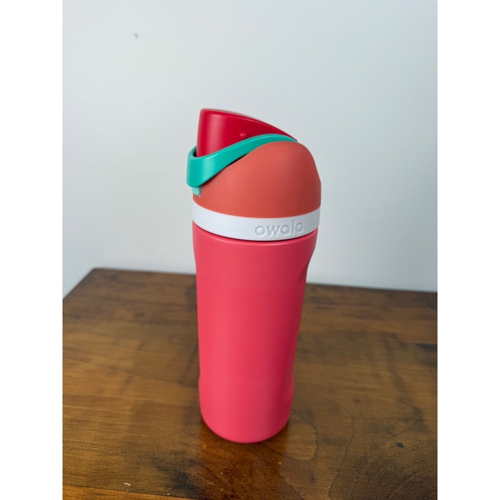 Owala Kids FreeSip 16oz Insulated Stainless Steel Water Bottle Fireball Red